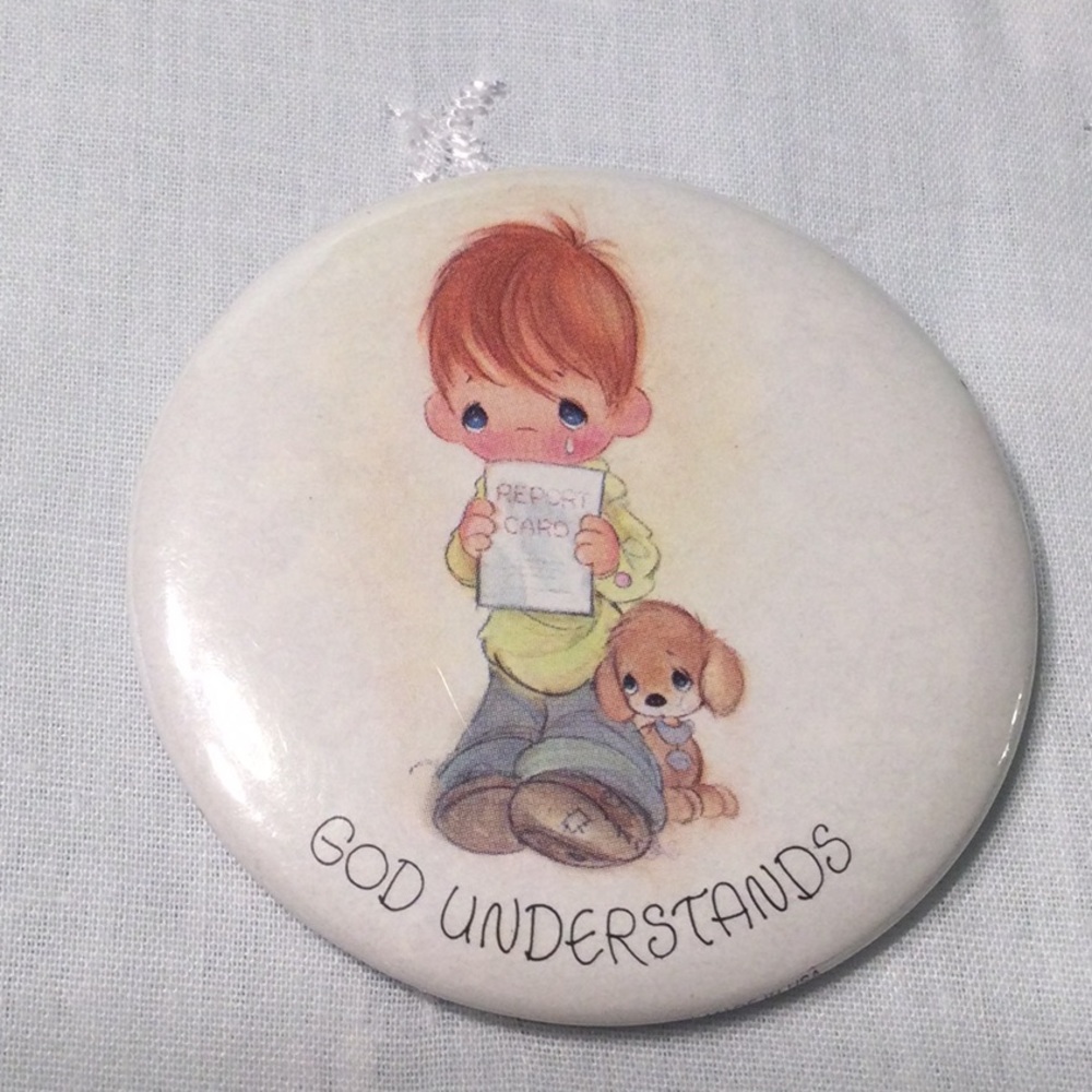Hallmark Lapel Pin God Understands Report Card